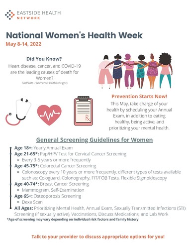 Women's Health Campaign Flyer (8.5 × 11 in)